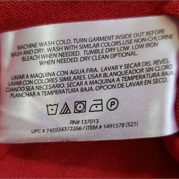 🔹️Orvis Burnt Clay Vneck Tunic Knit Short Sleeve Top XSmall - Picture 9 of 10